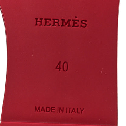 Hermes Rubber Aloha Sandals 40 Rose Baie 8 of 11