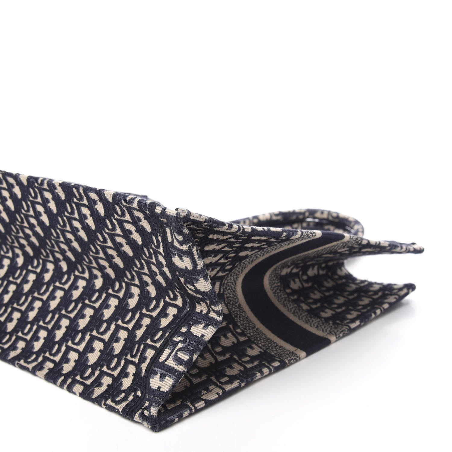 Christian Dior Oblique Book Tote Blue Multicolor 7 of 10