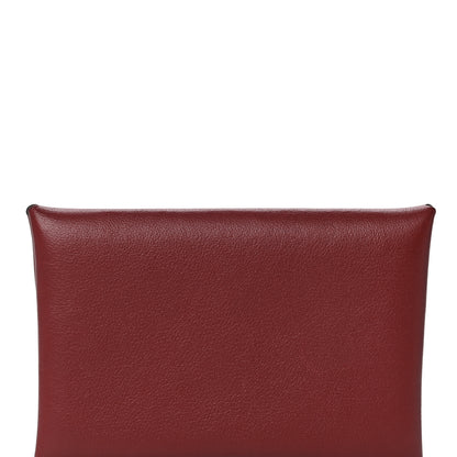 Hermes Evercolor Verso Calvi Card Case Rouge Grenat Glycine 7 of 13