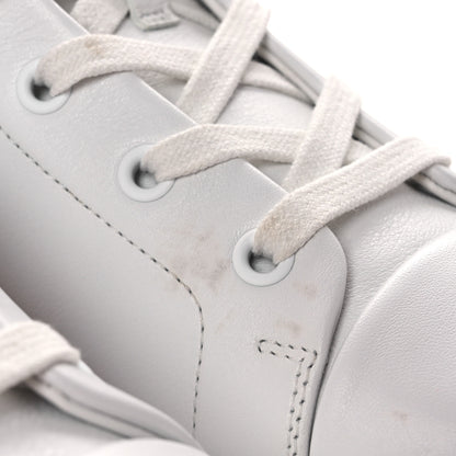Hermes Calfskin Womens Happiness High Top Sneakers 36.5 White 11 of 12