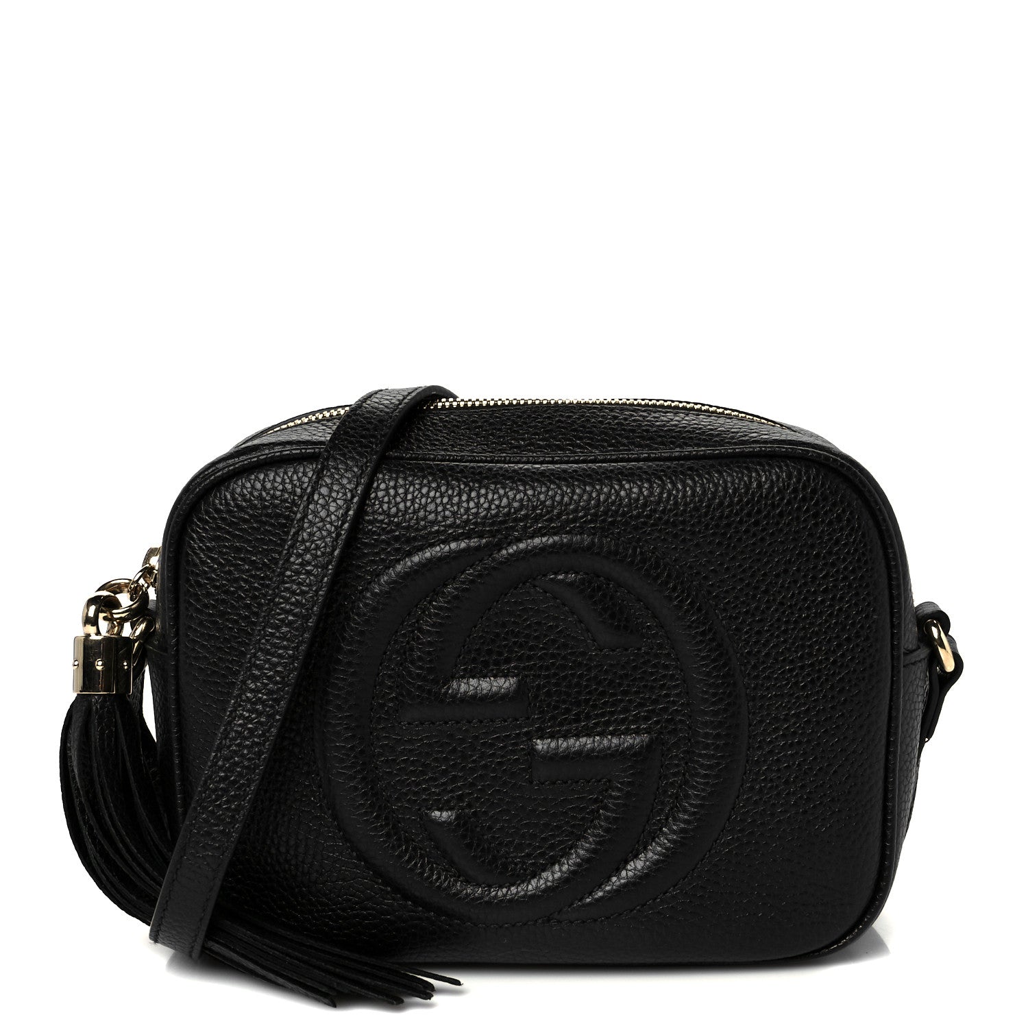 Gucci Pebbled Calfskin Small Soho Disco Bag Black 1 of 11
