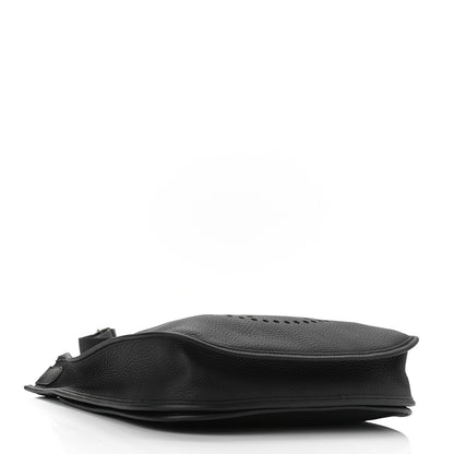 Hermes Taurillon Clemence Evelyne III PM Black 4 of 10