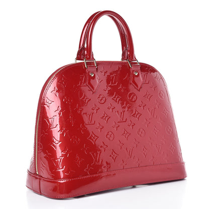 Louis Vuitton Vernis Alma MM Pomme D'Amour 3 of 8
