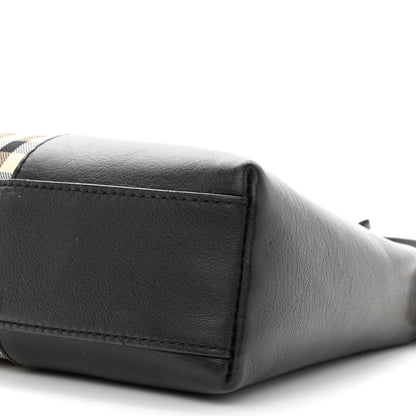 Burberry Horseferry Check Small Chichester Crossbody Clutch Bag Black 9 of 10