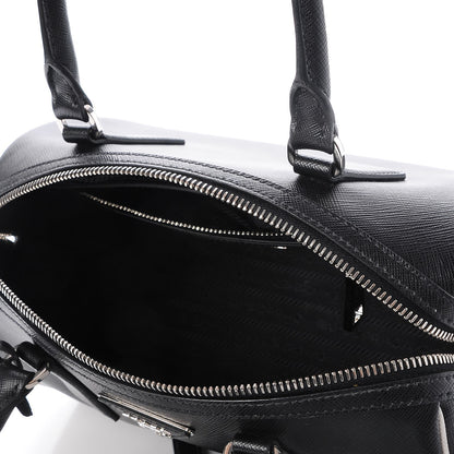 Prada Saffiano Lux Bowler Black 6 of 9