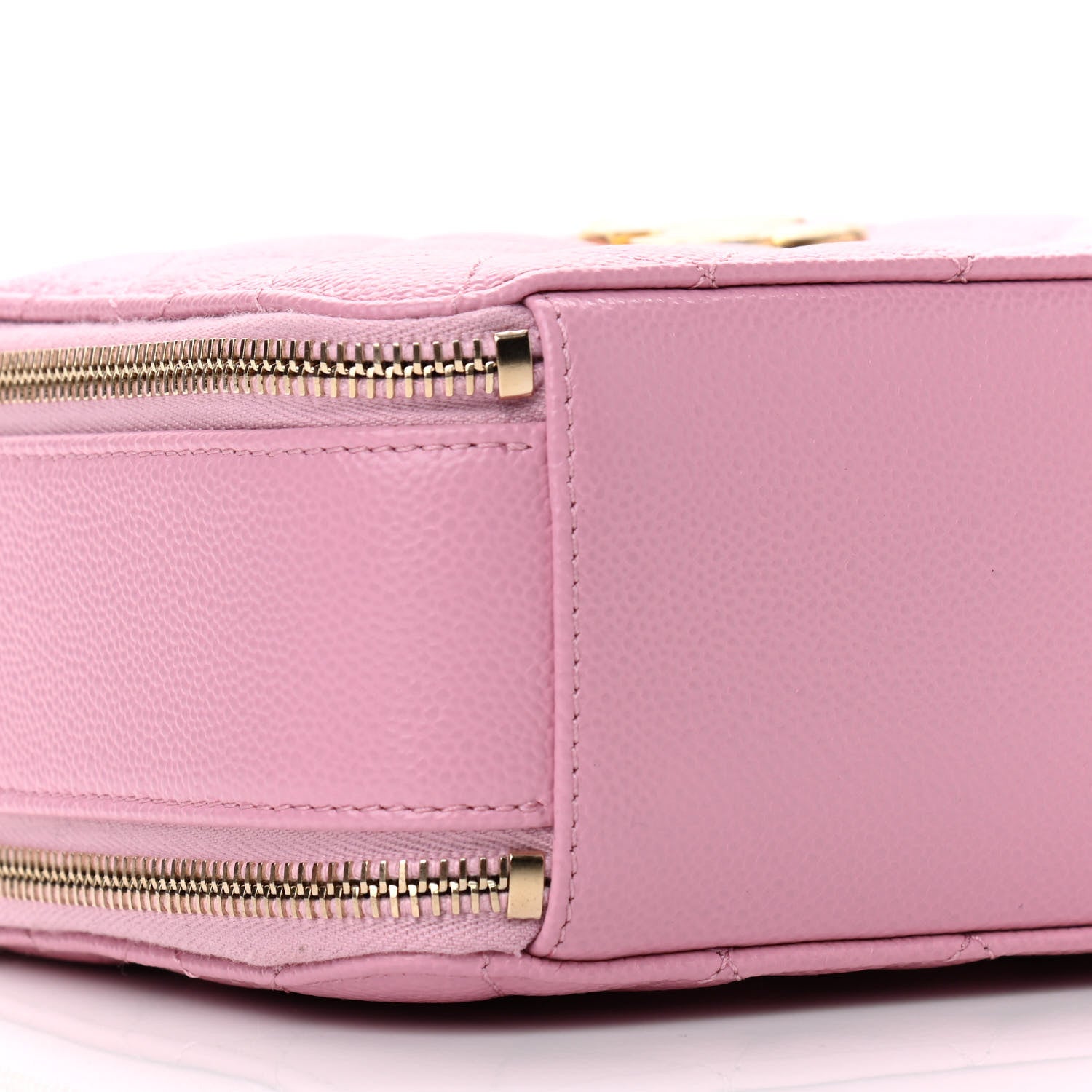 Chanel Caviar Quilted Pick Me Up Small Vanity Case Light Pink 10 of 14