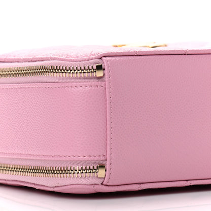 Chanel Caviar Quilted Pick Me Up Small Vanity Case Light Pink 10 of 14