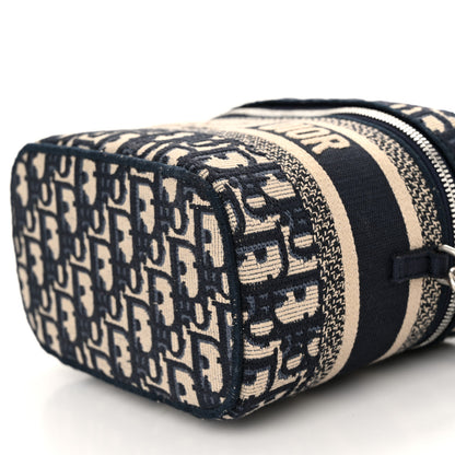 Christian Dior Oblique Small Diortravel Vanity Case With Shoulder Strap Blue 9 of 9