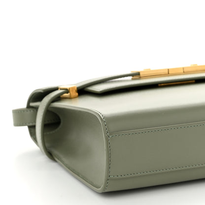 Saint Laurent Smooth Calfskin Small Manhattan Shoulder Bag Light Green 8 of 9