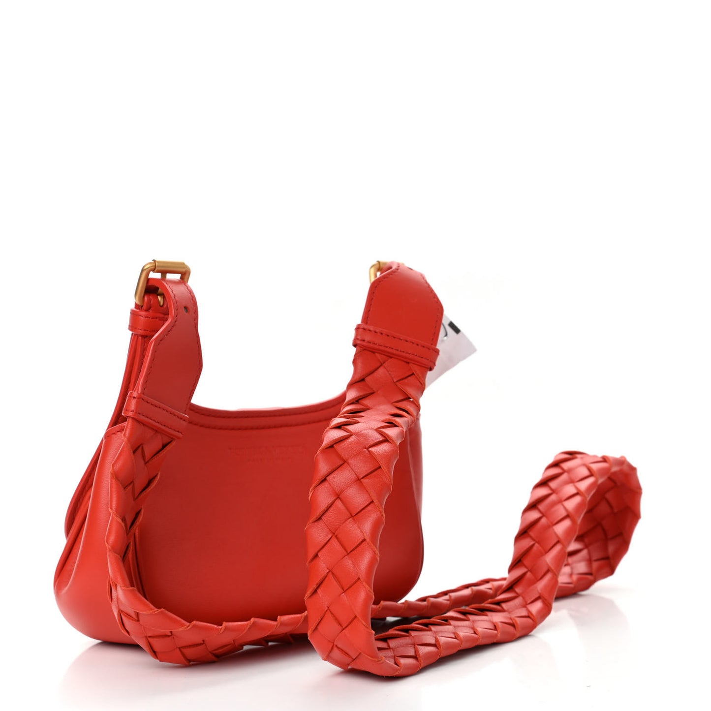 Nappa Braided Shoulder Bag Poppy
