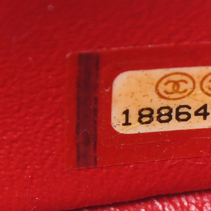 Chanel Caviar Quilted Mini Square Flap Red 7 of 10