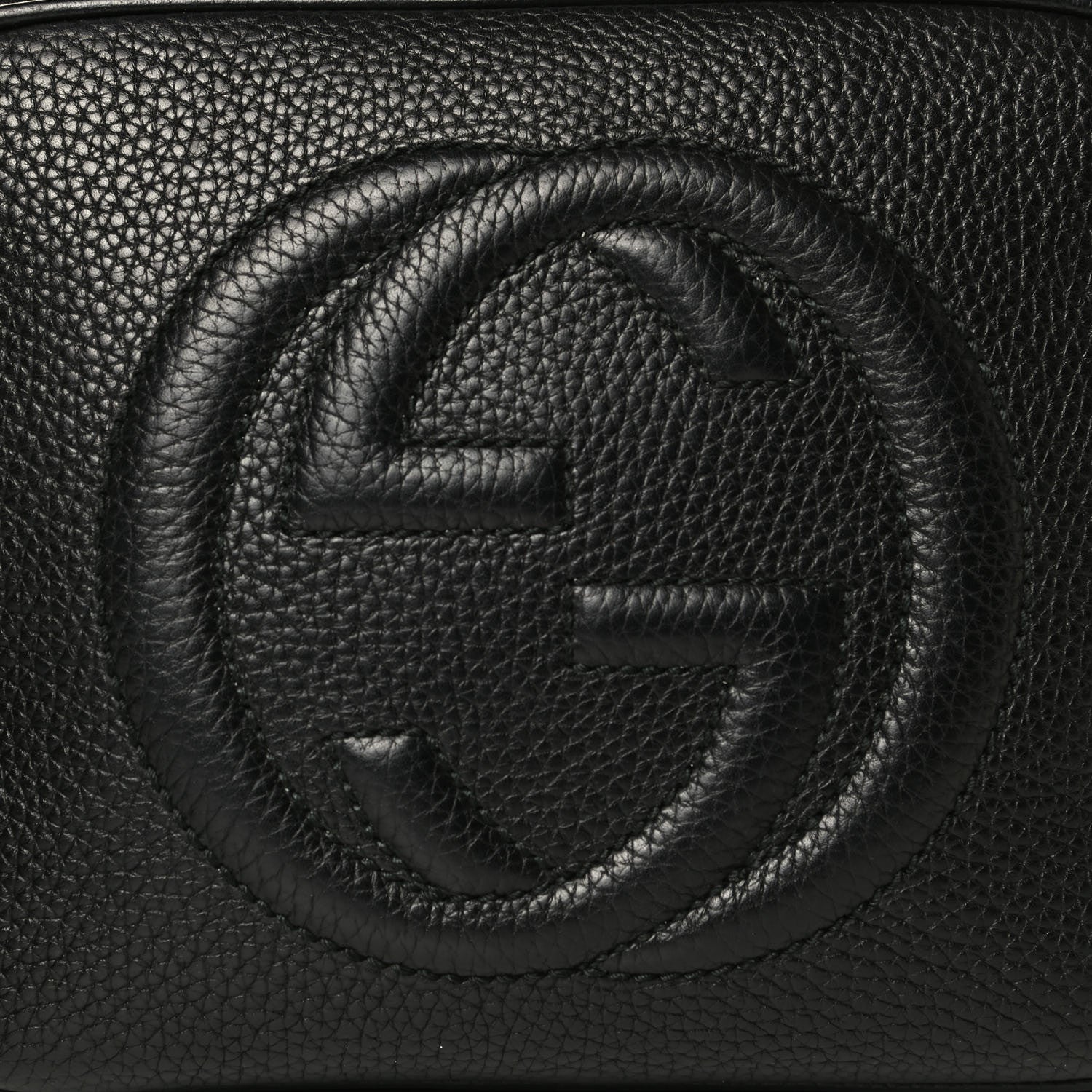 Gucci Pebbled Calfskin Small Soho Disco Bag Black 8 of 12