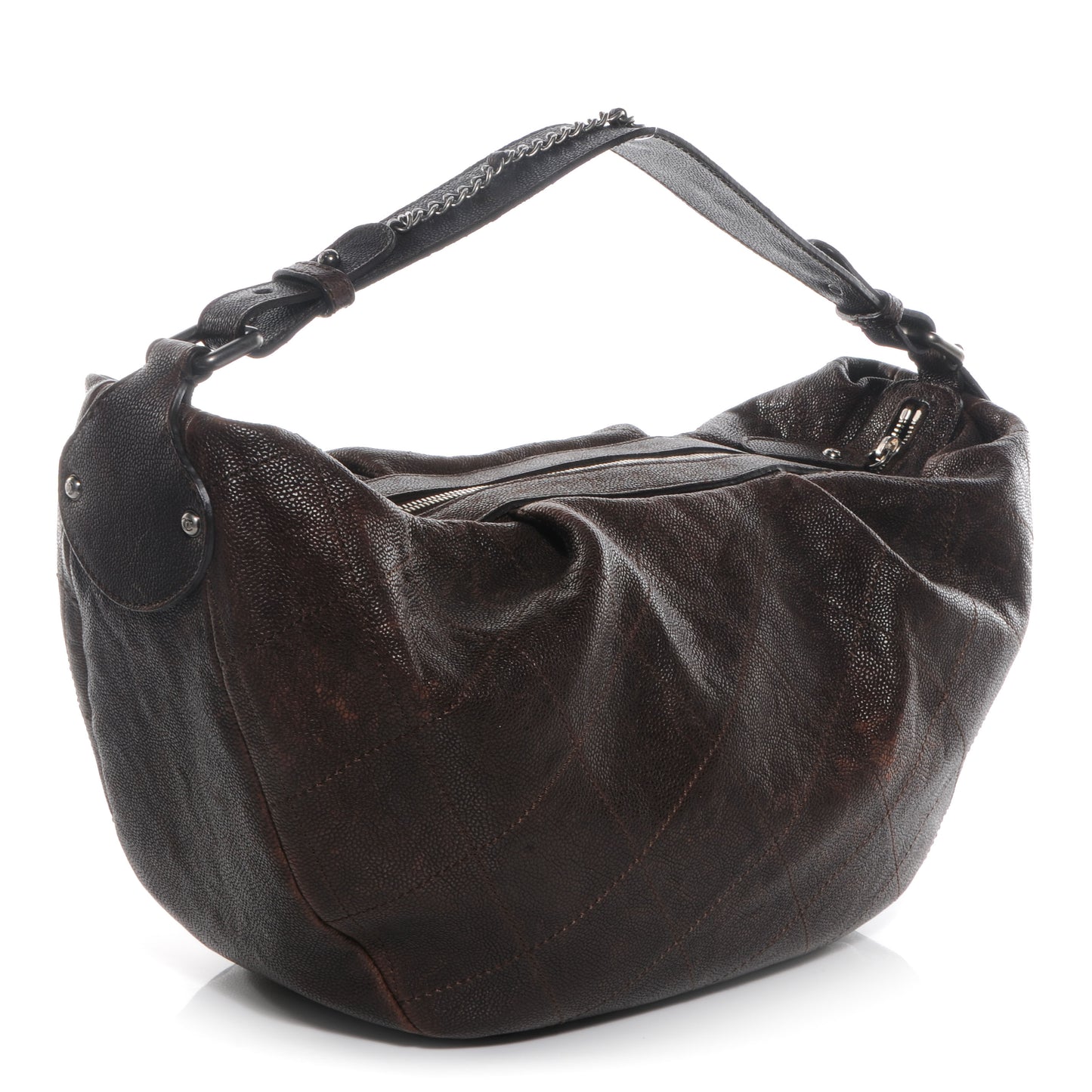 Caviar Outdoor Ligne Large Hobo Brown