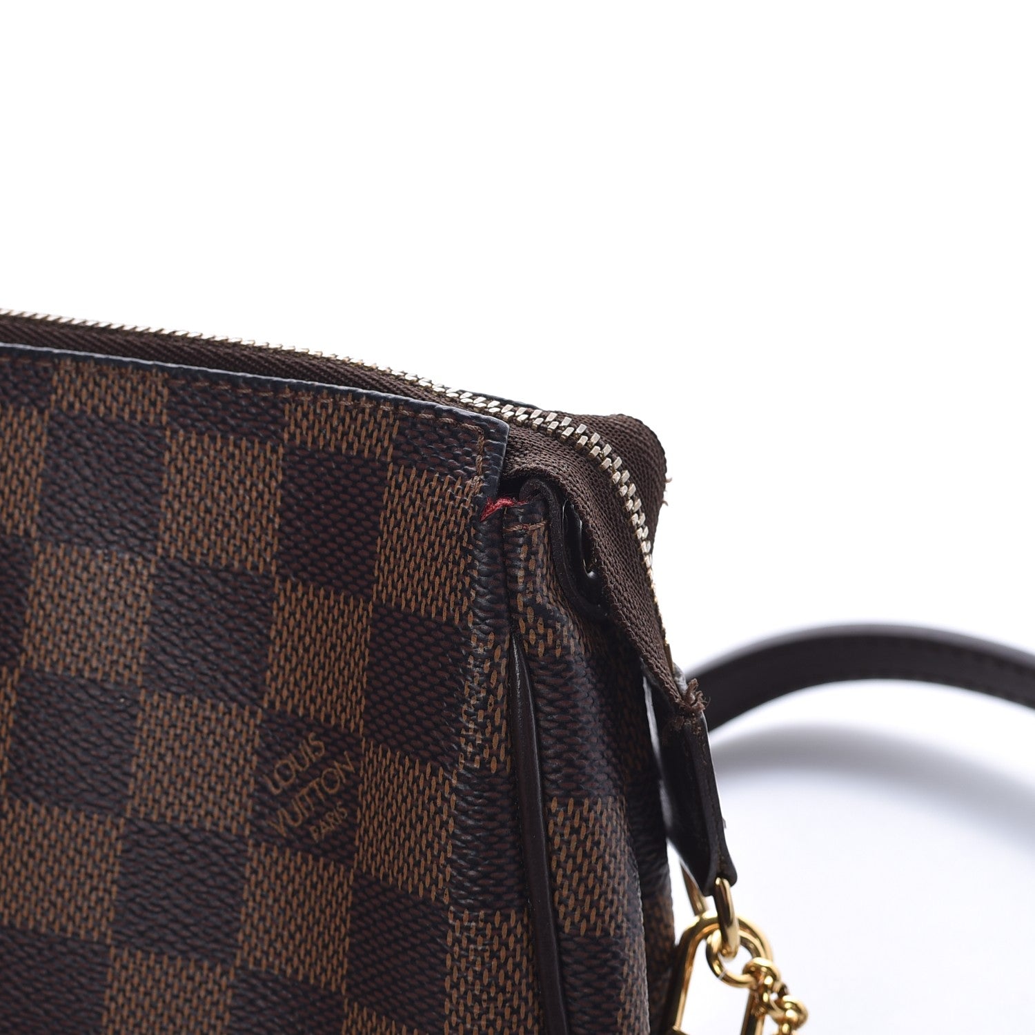 Louis Vuitton Damier Ebene Eva Clutch 9 of 16