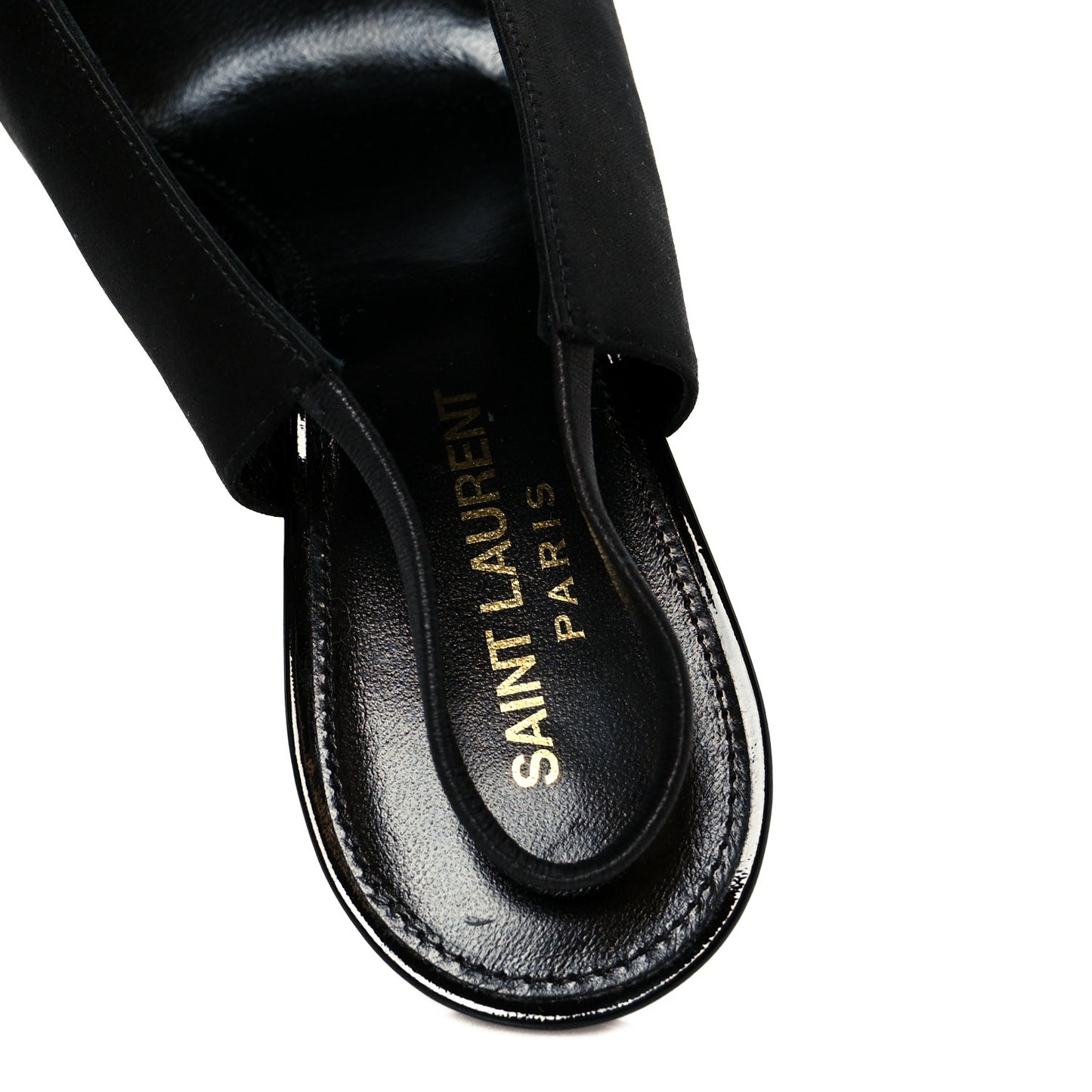 Raso Regale Raven 110 Slingback Pumps 38 Black