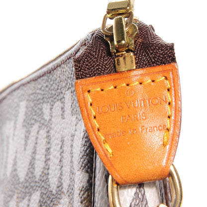 Louis Vuitton Monogram Graffiti Pochette Accessories Silver 6 of 8
