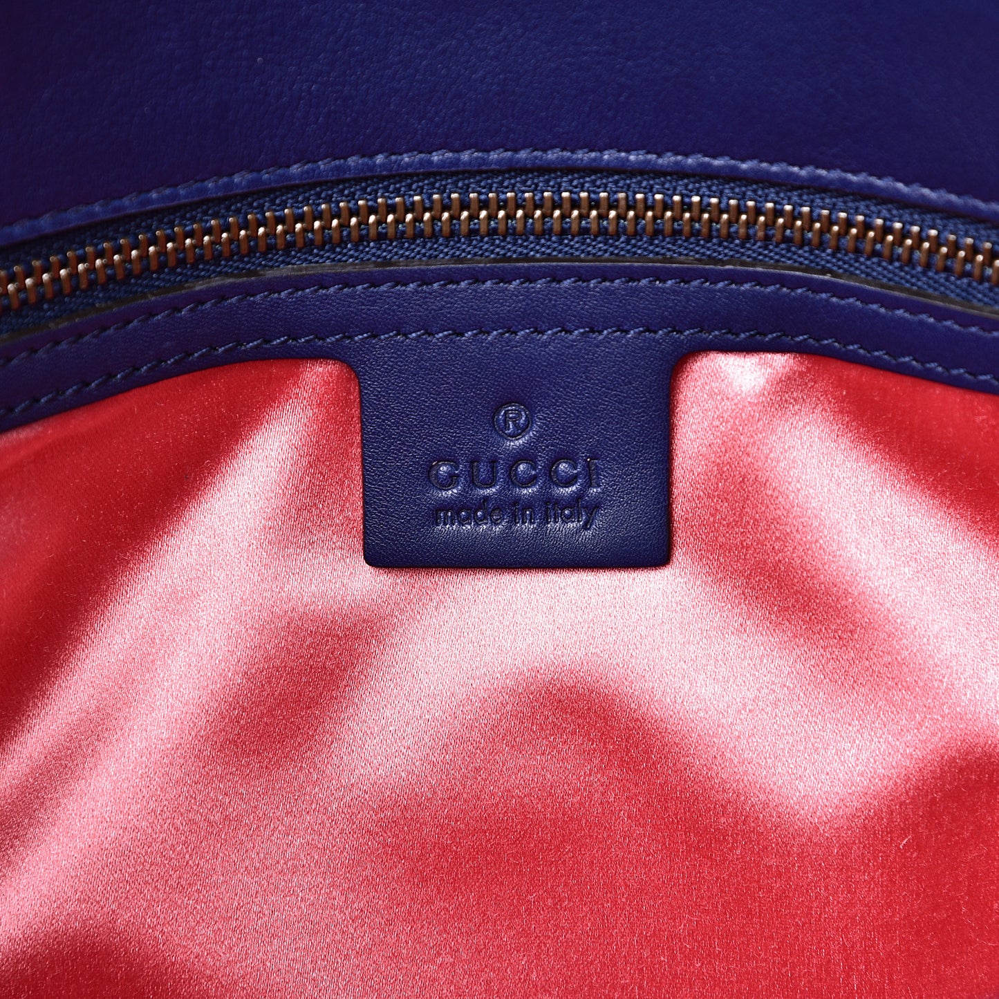 Velvet Matelasse Medium GG Marmont Shoulder Bag Cobalt Blue