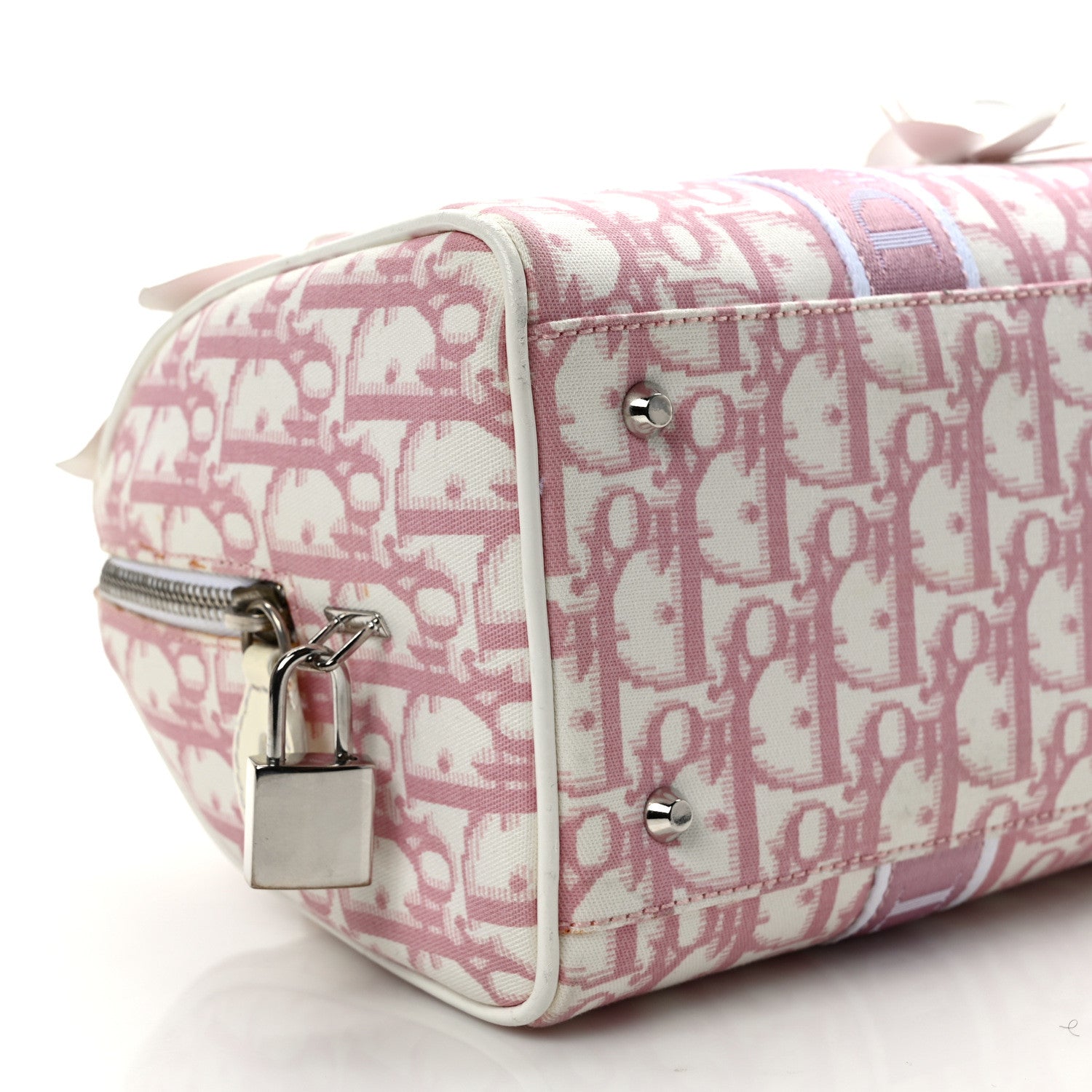 Christian Dior Monogram Girly Boston Pink 8 of 9