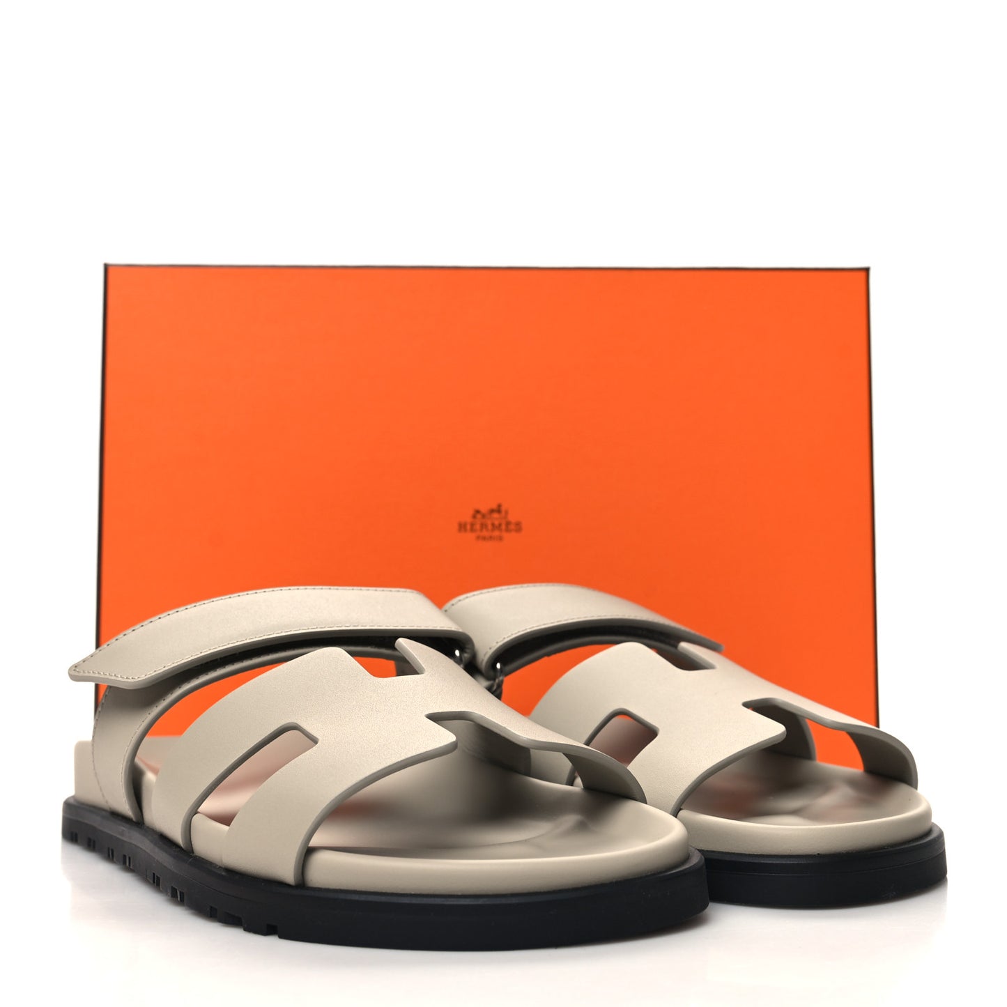 Calfskin Womens Chypre Sandals 37 Beige Mastic