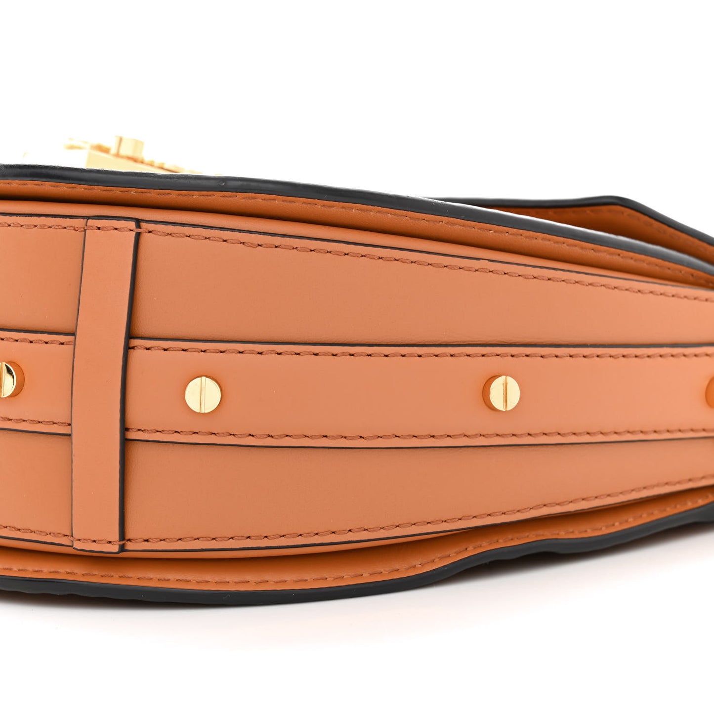 Visetos Small Patricia Saddle Bag Cognac
