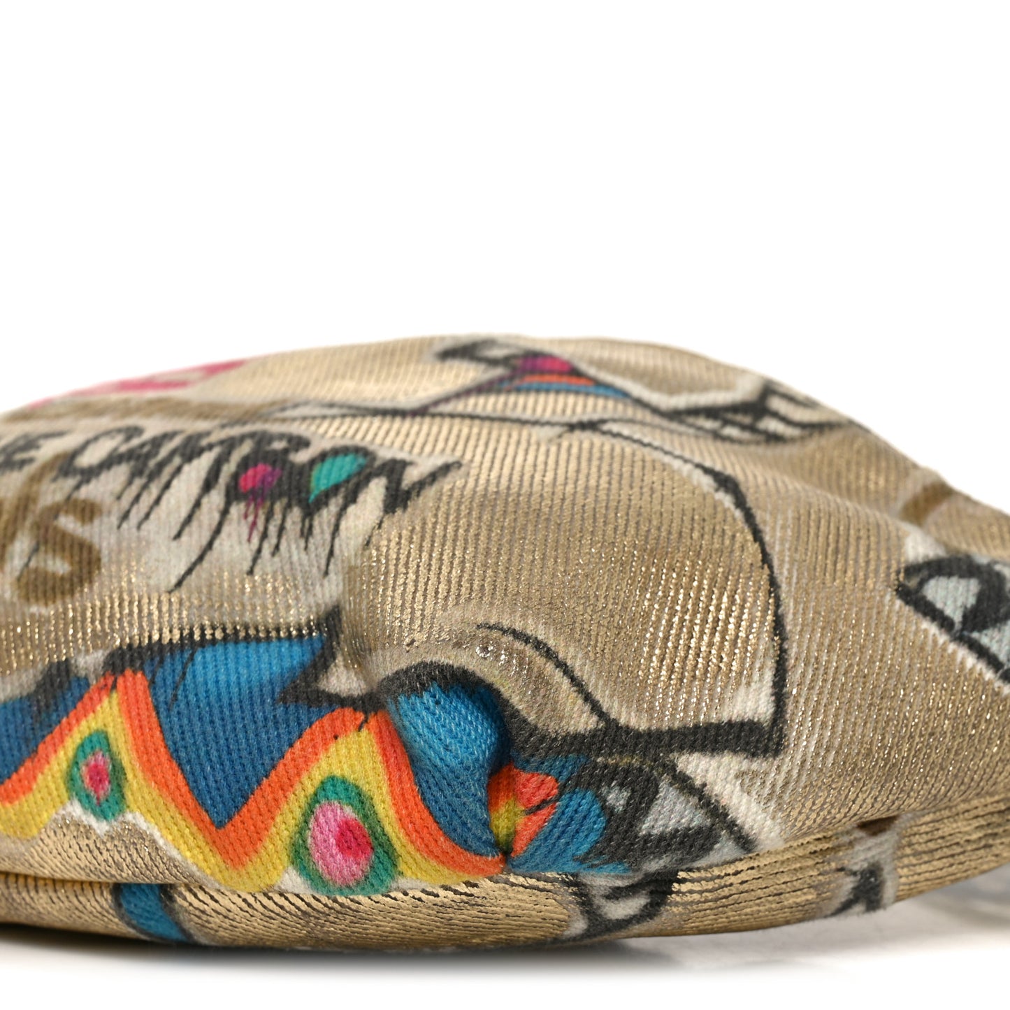 Graffiti Printed Canvas Street Spirit Waist Belt Bag Multicolor