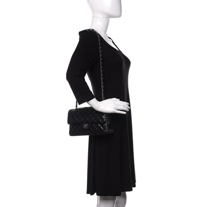 Chanel Lambskin Quilted Small Double Flap Black 3 of 11
