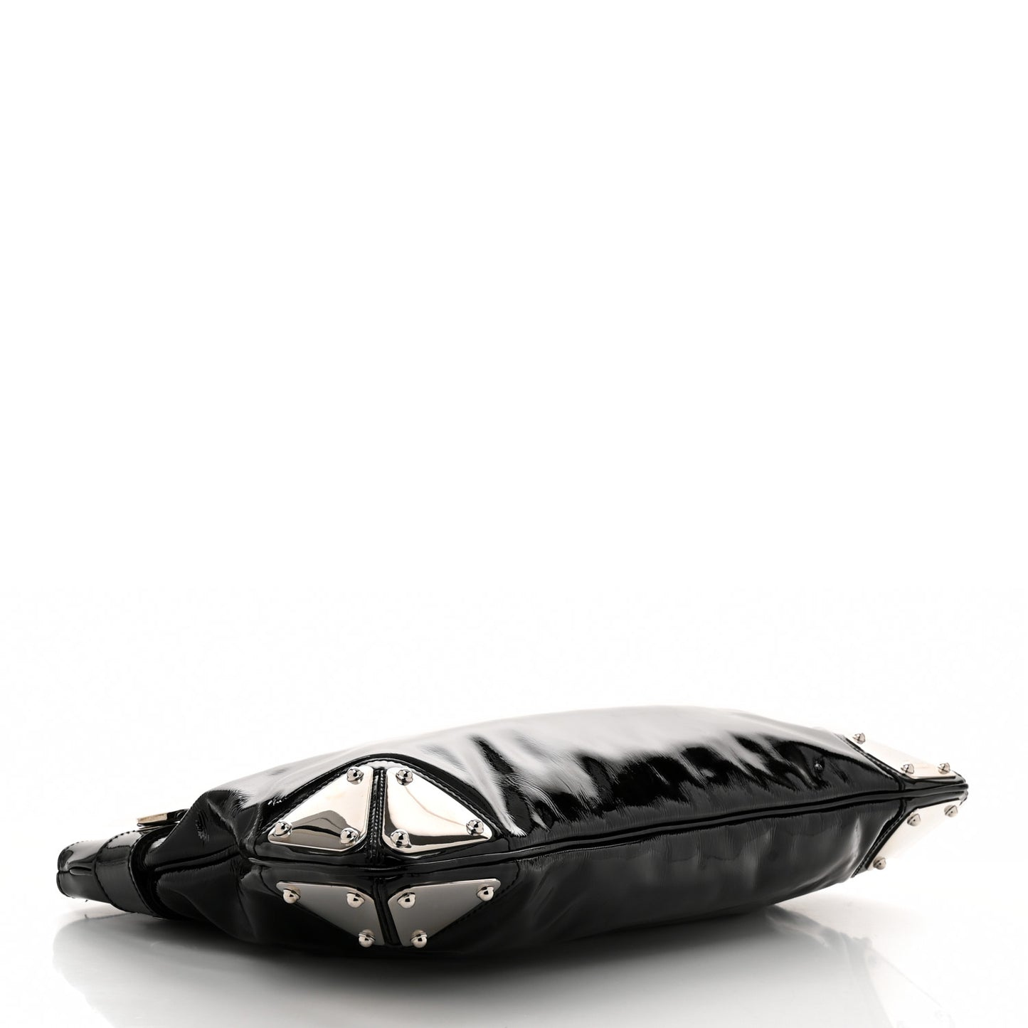 Patent Romy Medium Tote Black