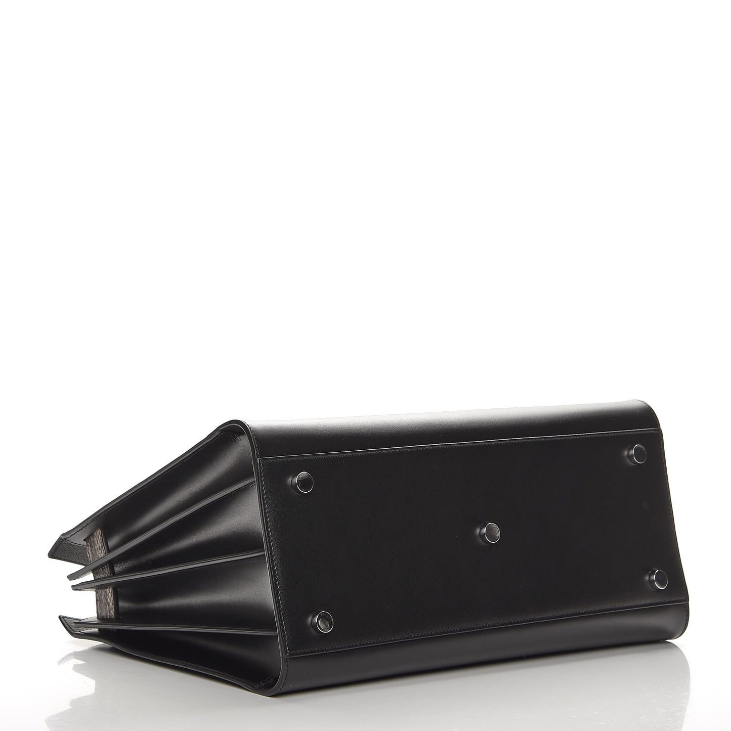 Calfskin Embossed Python Small Sac De Jour Black