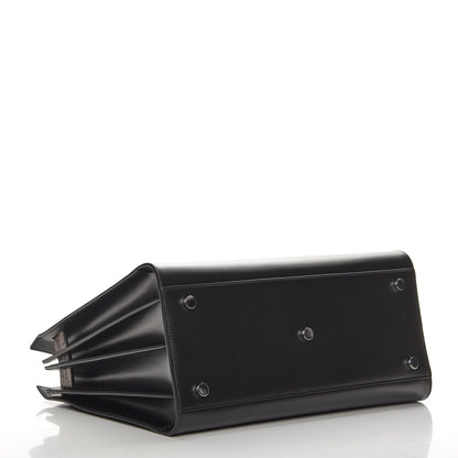 Saint Laurent Calfskin Embossed Python Small Sac De Jour Black 5 of 7