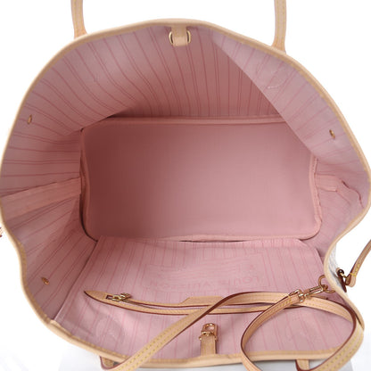 Louis Vuitton Damier Azur Neo Neverfull MM Rose Ballerine 6 of 9