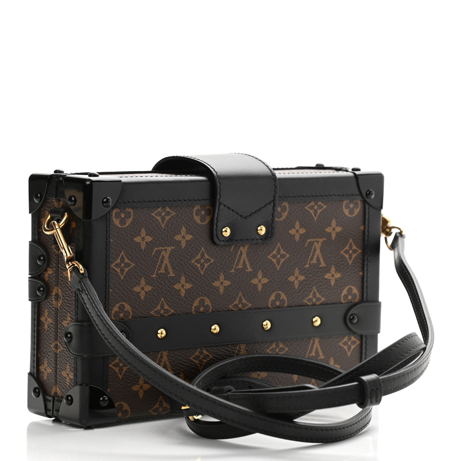 Louis Vuitton Monogram Petite Malle Black 3 of 9