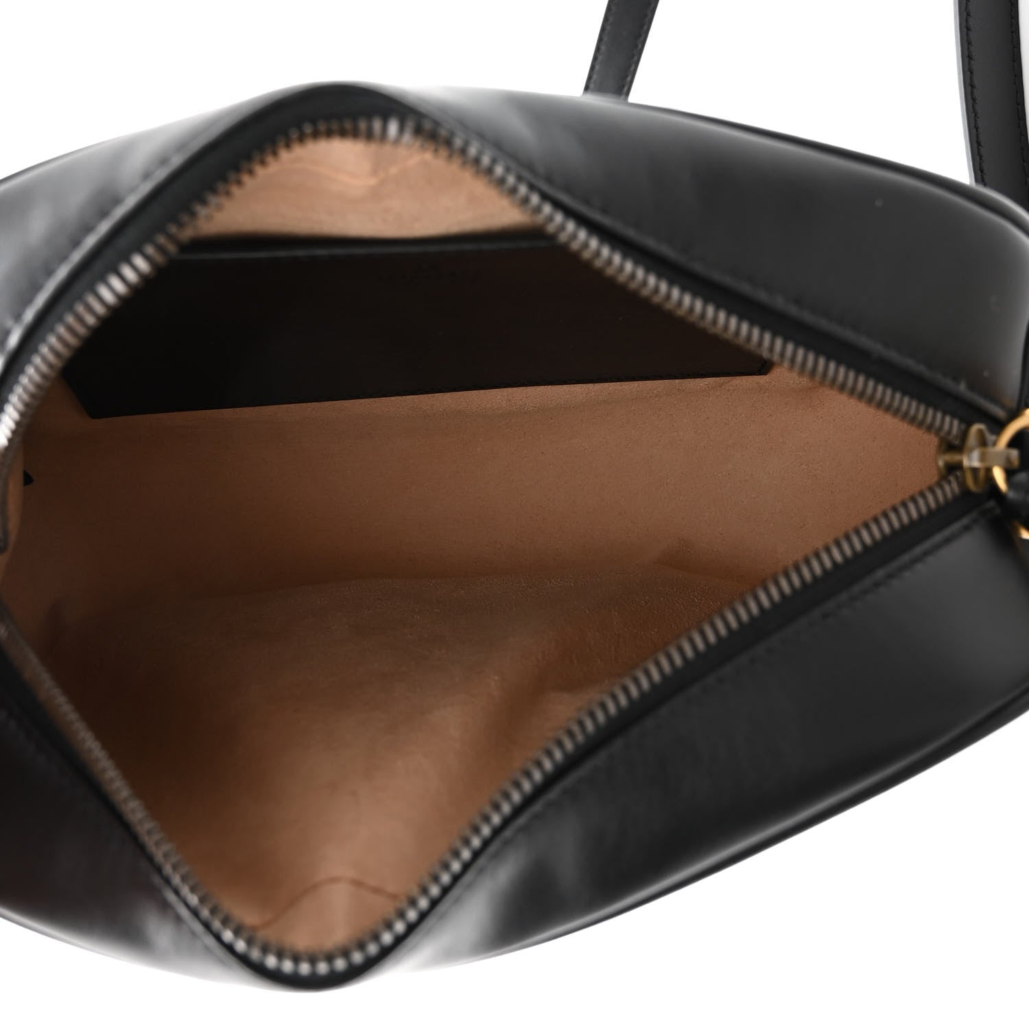 Gucci Calfskin Matelasse Small GG Marmont Chain Shoulder Bag Black 7 of 10