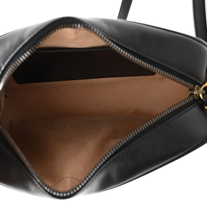 Gucci Calfskin Matelasse Small GG Marmont Chain Shoulder Bag Black 7 of 10