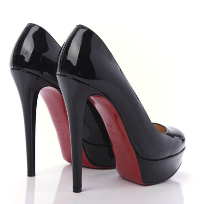 Christian Louboutin Patent Bianca 140 Pumps 36.5 Black 4 of 8