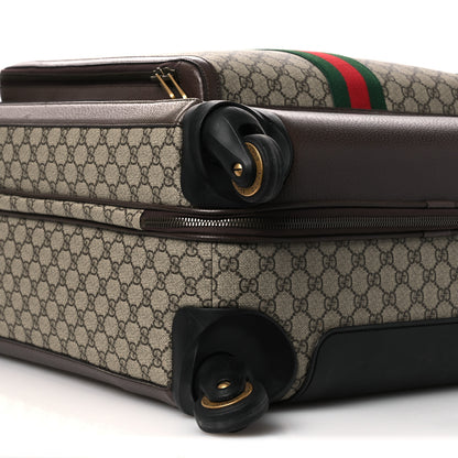 Gucci GG Supreme Monogram Web Medium Savoy Trolley Beige Ebony 8 of 14