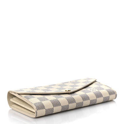 Louis Vuitton Damier Azur Sarah Wallet NM 4 of 10