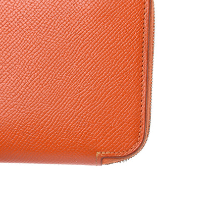 Hermes Epsom Silk'in Wallet Feu 13 of 14
