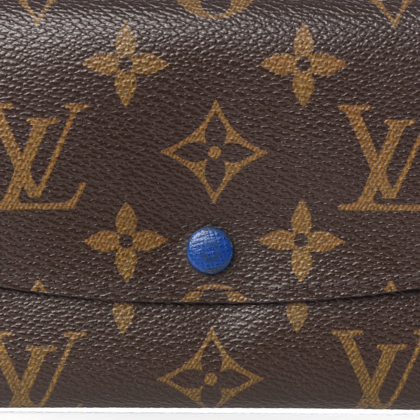 Monogram Emilie Wallet Blue