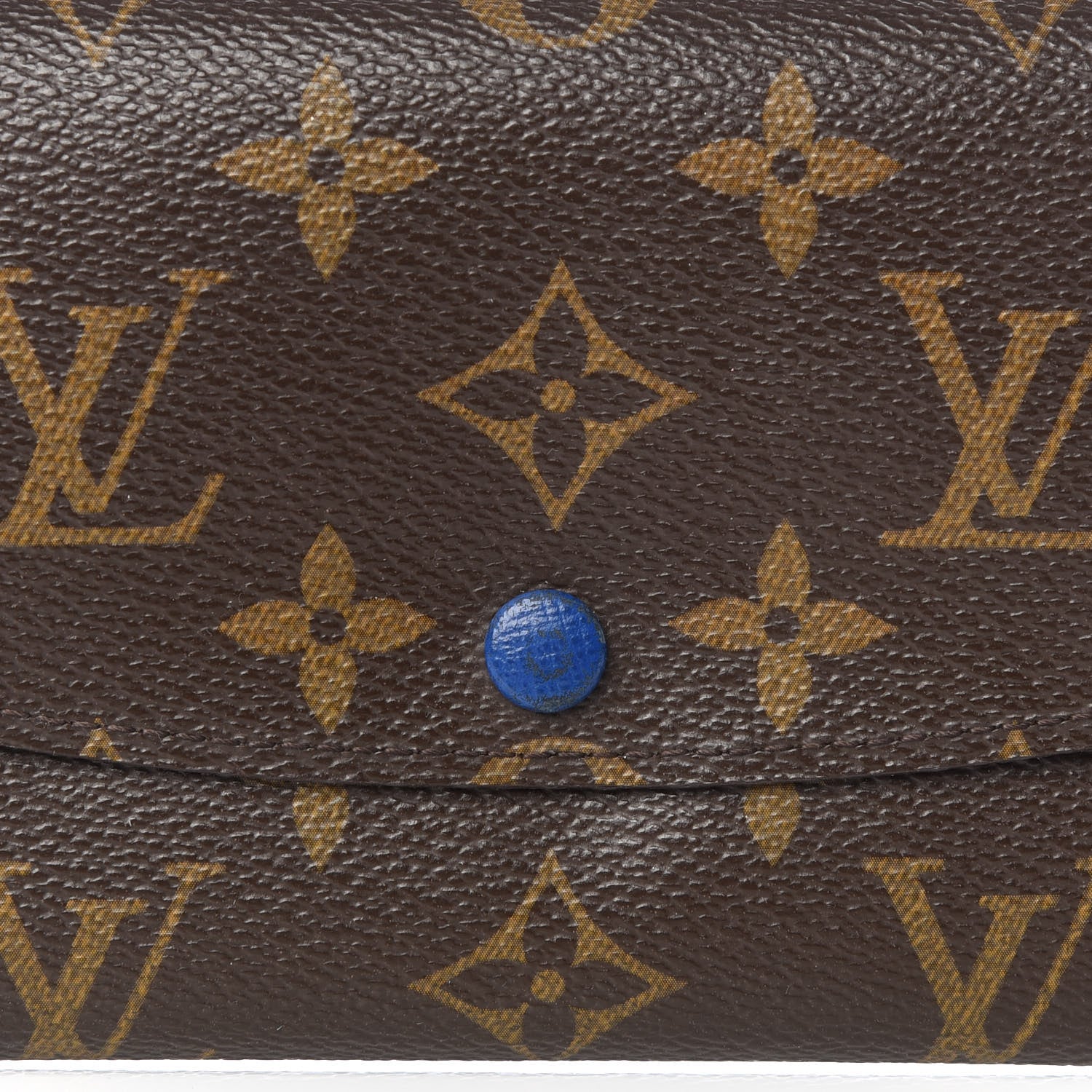 Louis Vuitton Monogram Emilie Wallet Blue 8 of 8