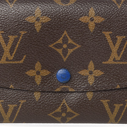 Louis Vuitton Monogram Emilie Wallet Blue 8 of 8