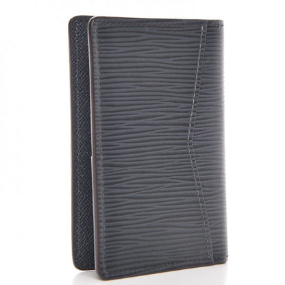 Louis Vuitton Epi Pocket Organizer Navy Stripes 3 of 7