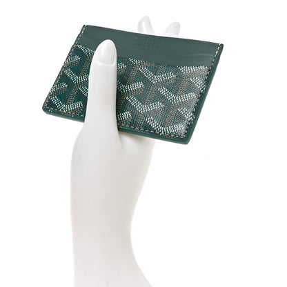 Goyard Goyardine Saint Sulpice Card Holder Green 2 of 7