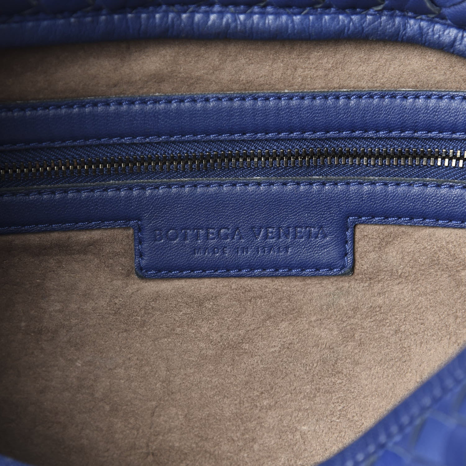 Bottega Veneta Nappa Intrecciato Large Veneta Hobo Sapphire 7 of 11