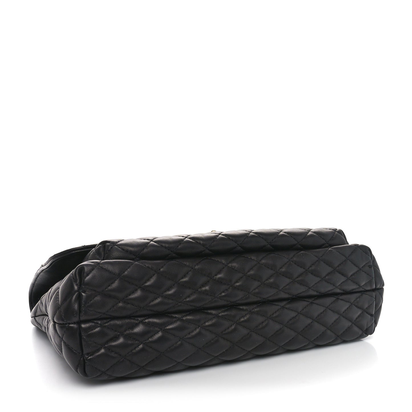 Calfskin Matelasse Medium Happy Shoulder Bag Black