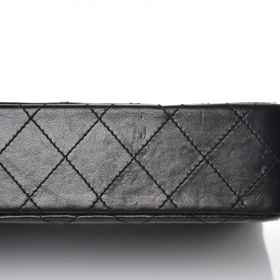 Chanel Lambskin Quilted Small Double Flap Black 10 of 14