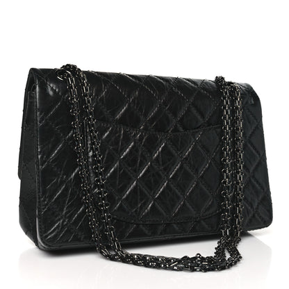 Chanel Aged Calfskin Quilted 2.55 Reissue 226 Flap So Black 3 of 11
