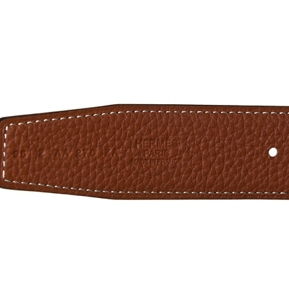 Hermes Box Togo 32mm H Belt 95 Black Gold 4 of 4
