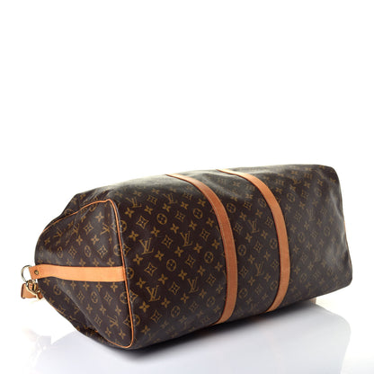 Louis Vuitton Monogram Keepall Bandouliere 55 3 of 10