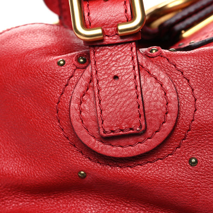 Chloe Calfskin Paddington Satchel Rouge 16 of 17