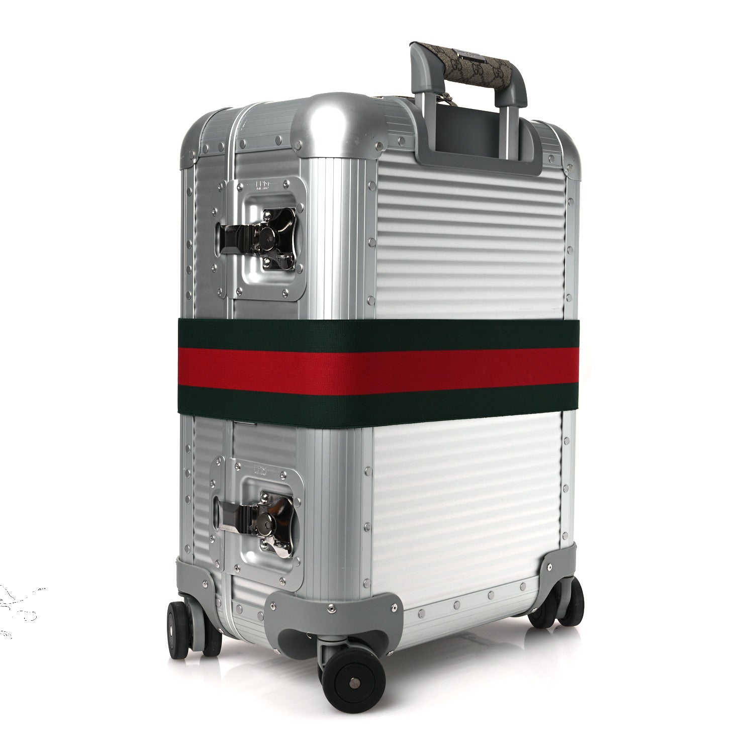 Gucci Aluminum Web Porter Cabin Plus Trolley 5 of 36